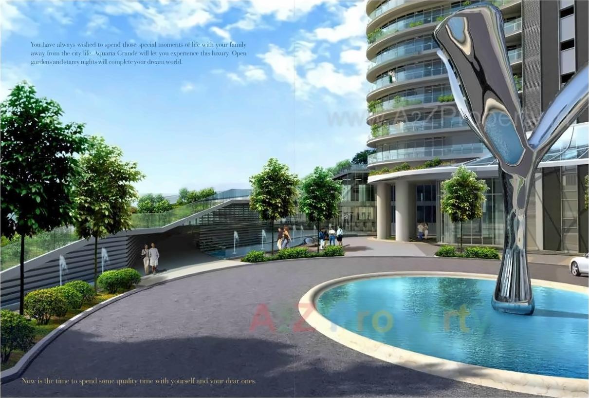 3D Elevation of real estate project Aquaria Grande, B Floor 33 located at Borivali, MumbaiSuburban, Maharashtra