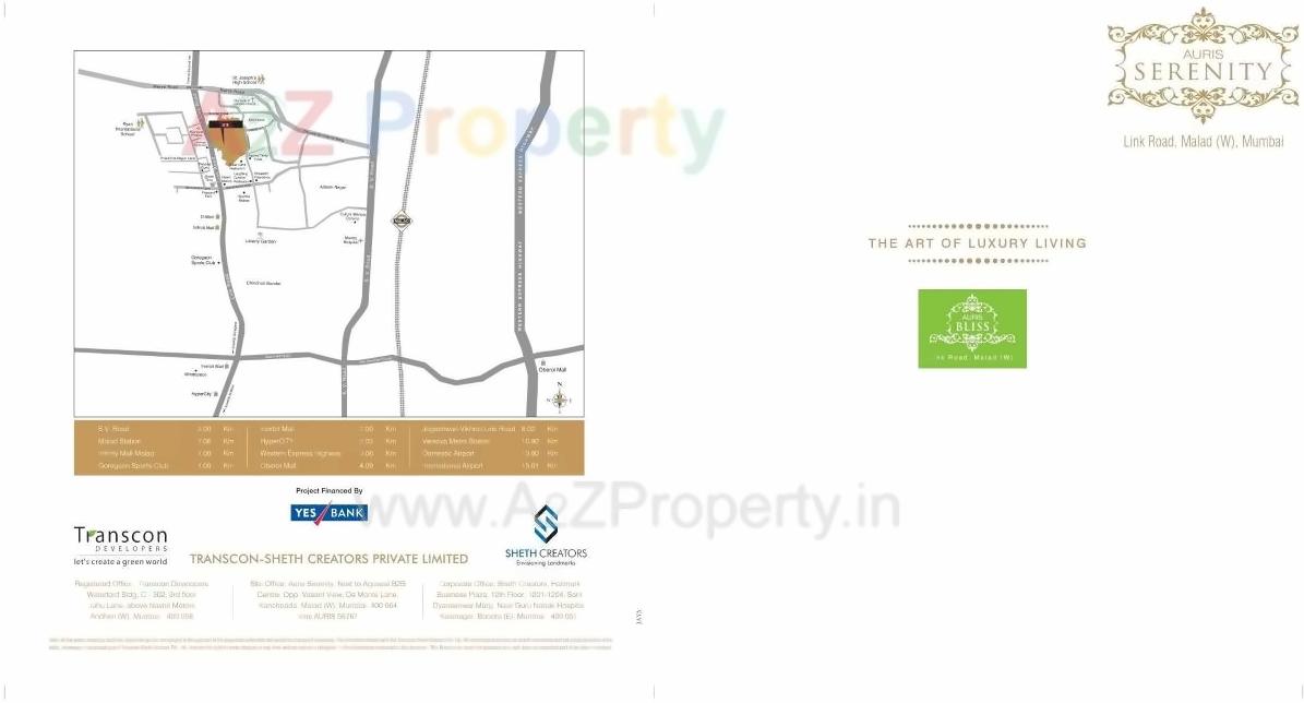  of real estate project Auris Bliss located at Andheri, MumbaiSuburban, Maharashtra