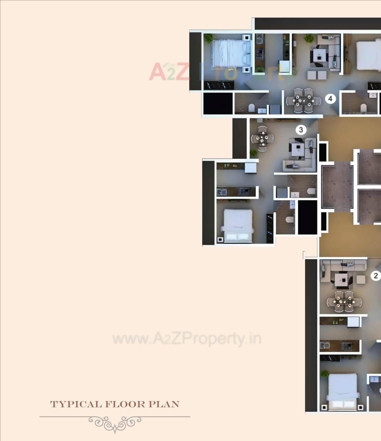 Layout of real estate project Avant Heritage located at Andheri, MumbaiSuburban, Maharashtra