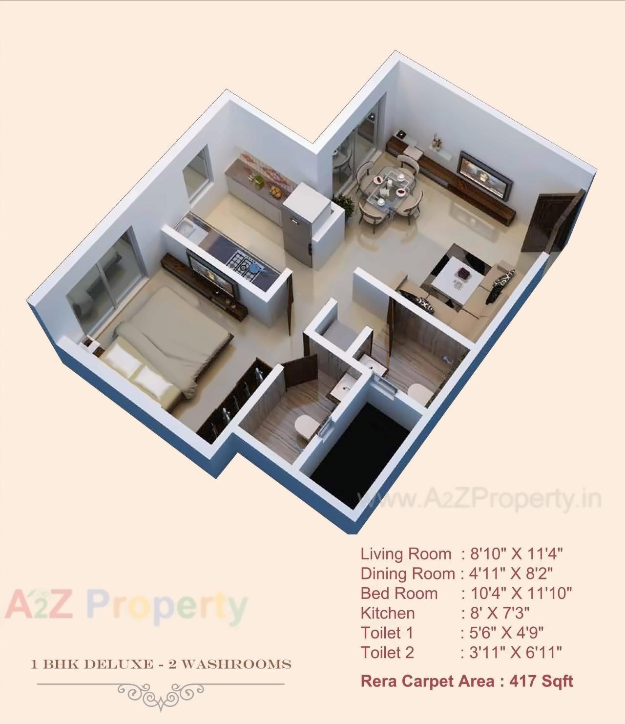 Layout of real estate project Avant Heritage located at Andheri, MumbaiSuburban, Maharashtra
