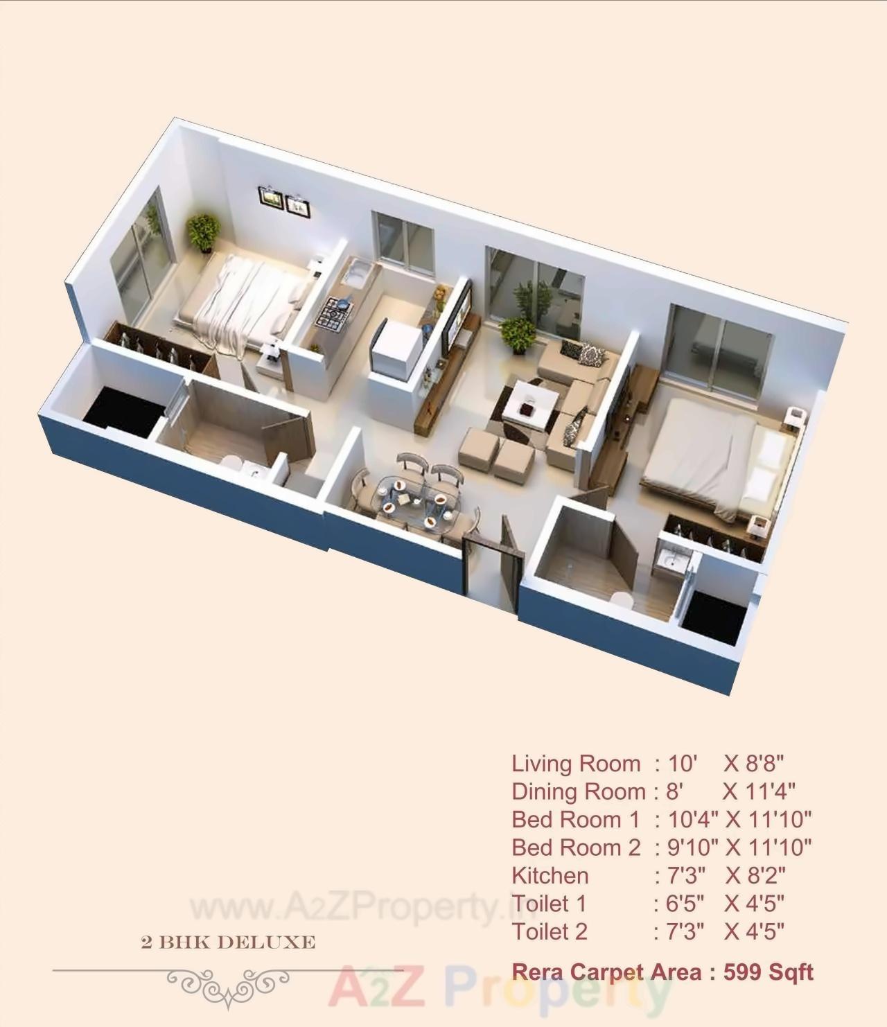 Layout of real estate project Avant Heritage located at Andheri, MumbaiSuburban, Maharashtra