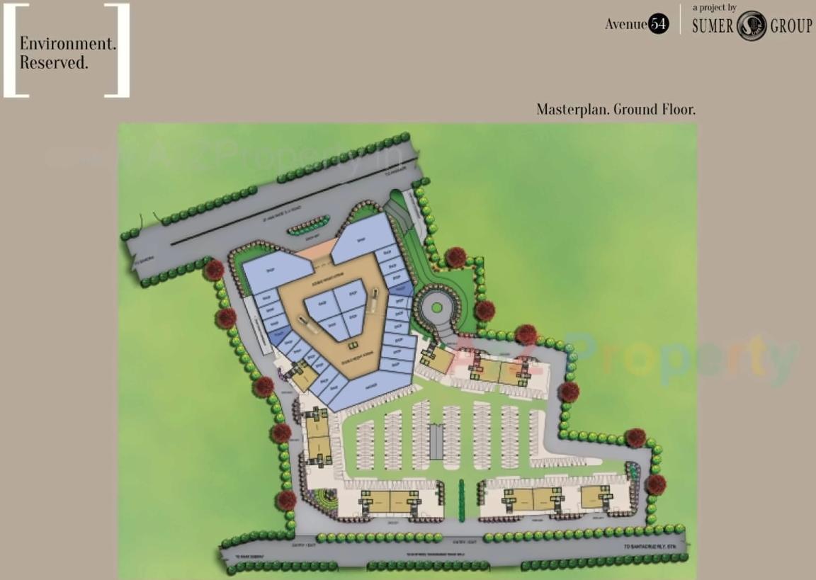 Layout of real estate project Avenue located at Andheri, MumbaiSuburban, Maharashtra
