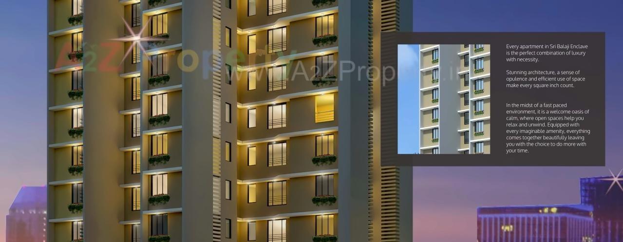 3D Elevation of real estate project Balaji Enclave located at Borivali, MumbaiSuburban, Maharashtra