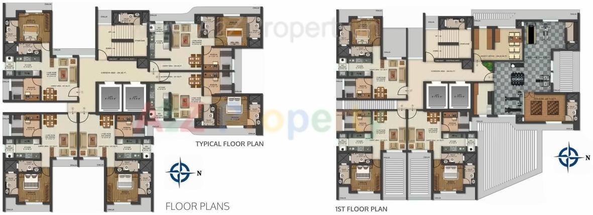 Layout of real estate project Balaji Enclave located at Borivali, MumbaiSuburban, Maharashtra
