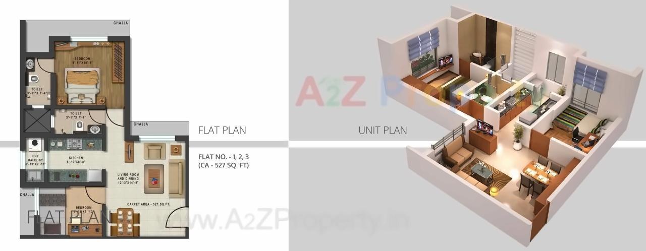 Layout of real estate project Balaji Enclave located at Borivali, MumbaiSuburban, Maharashtra