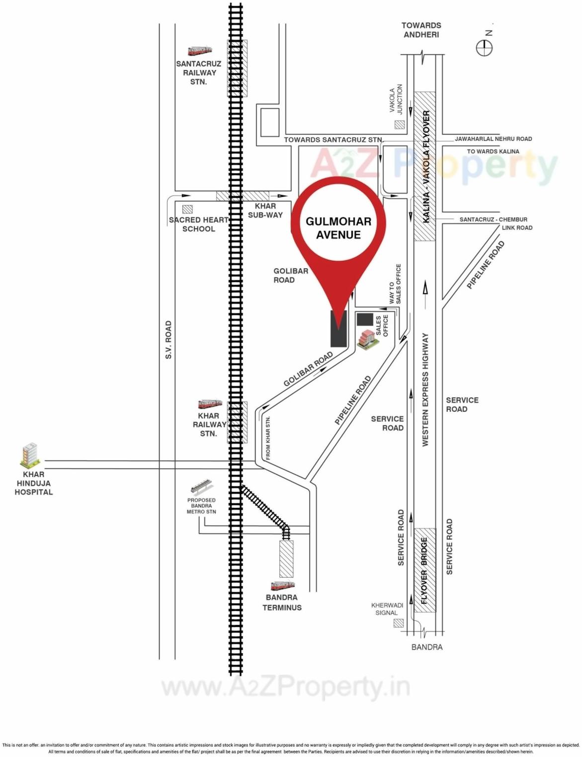  of real estate project Bandra North Gulmohar Avenue located at Andheri, MumbaiSuburban, Maharashtra