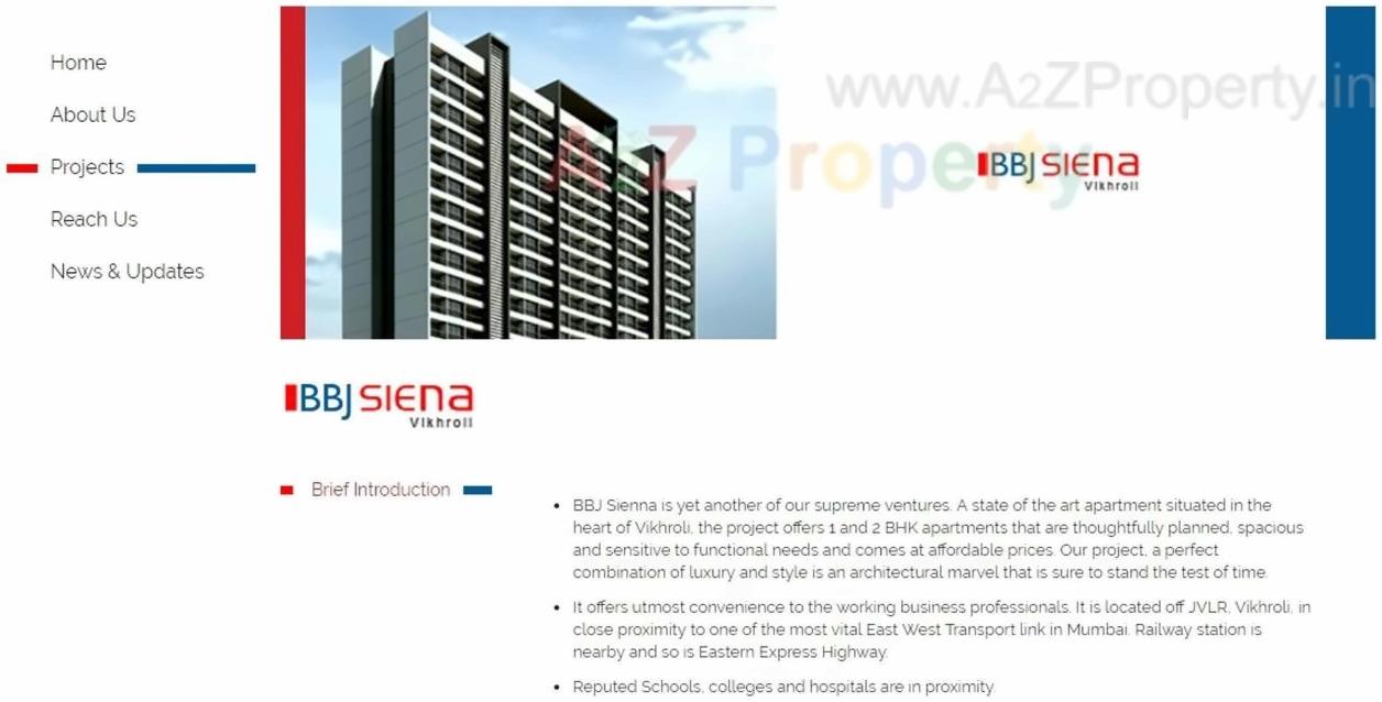  of real estate project Bbj Siena located at Kurla, MumbaiSuburban, Maharashtra