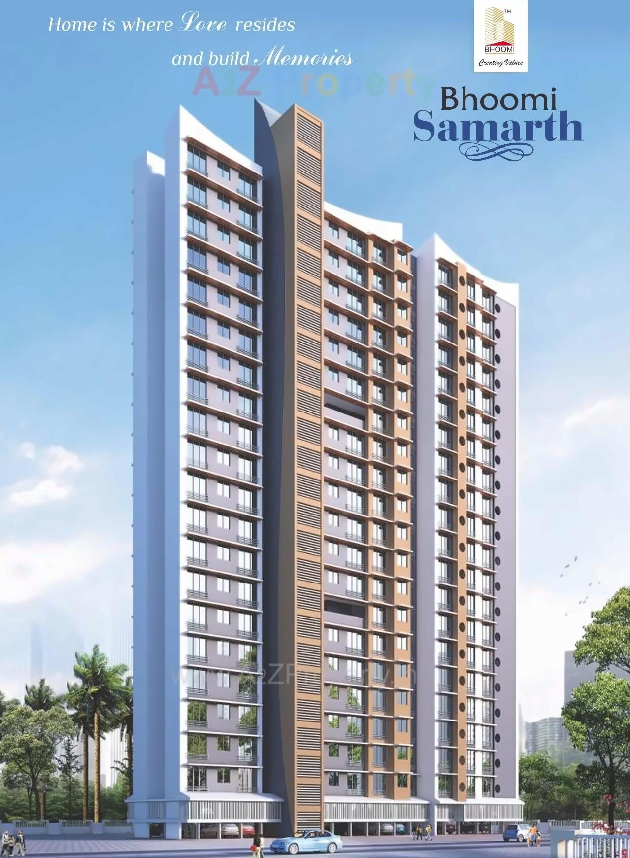 3D Elevation of real estate project Bhoomi Samarth located at Borivali, MumbaiSuburban, Maharashtra