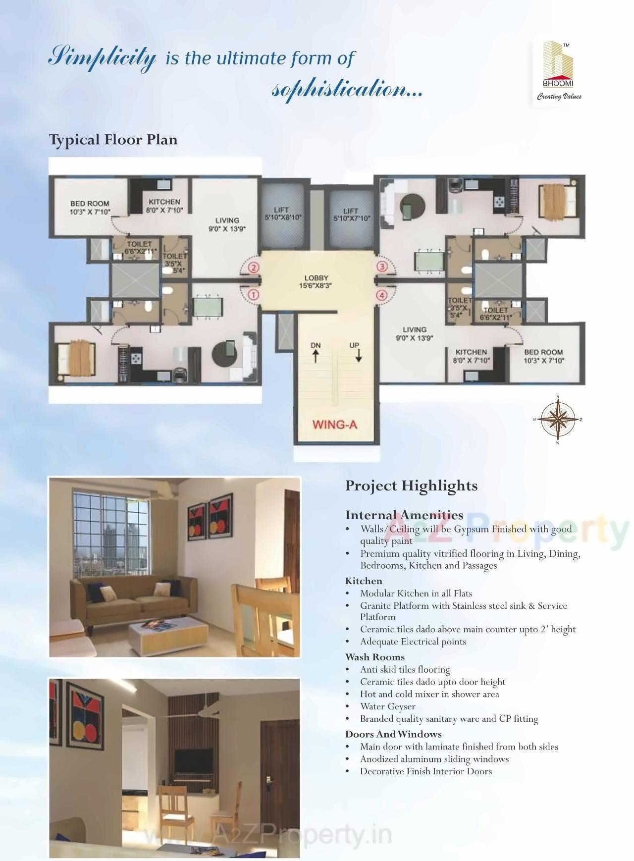 Layout of real estate project Bhoomi Samarth located at Borivali, MumbaiSuburban, Maharashtra