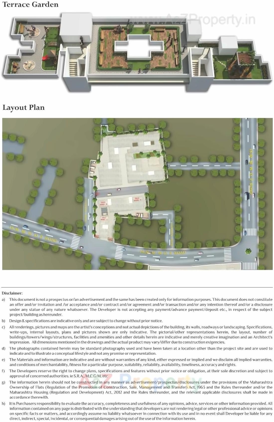 Layout of real estate project Bhoomi Samarth located at Borivali, MumbaiSuburban, Maharashtra