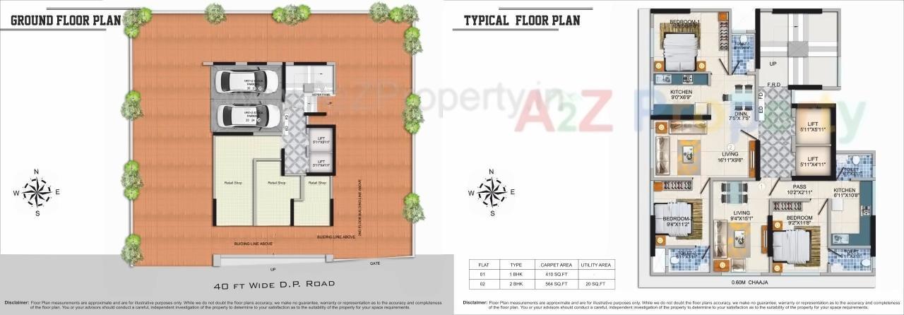 Layout of real estate project Casa Palazzo located at Borivali, MumbaiSuburban, Maharashtra
