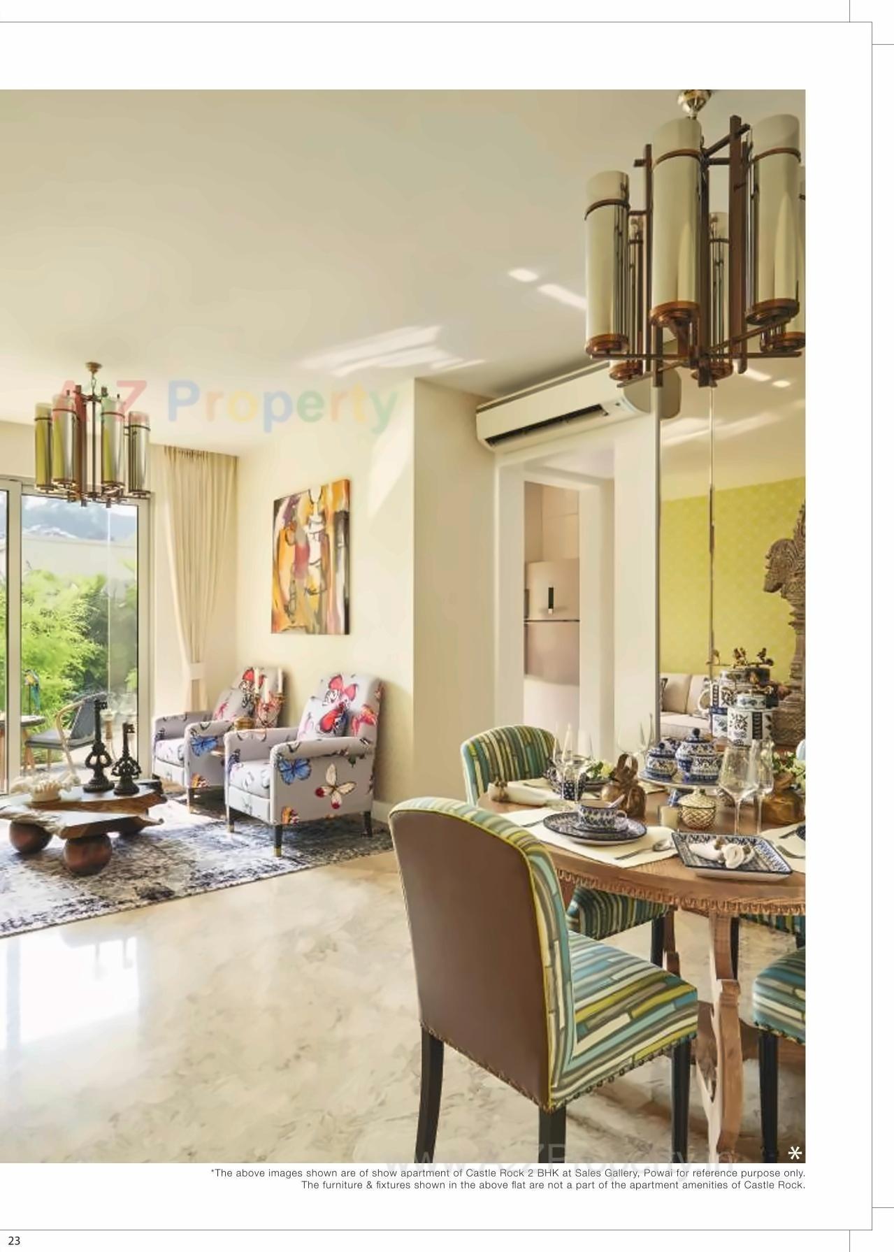 3D Elevation of real estate project Castle Rock A located at Kurla, MumbaiSuburban, Maharashtra