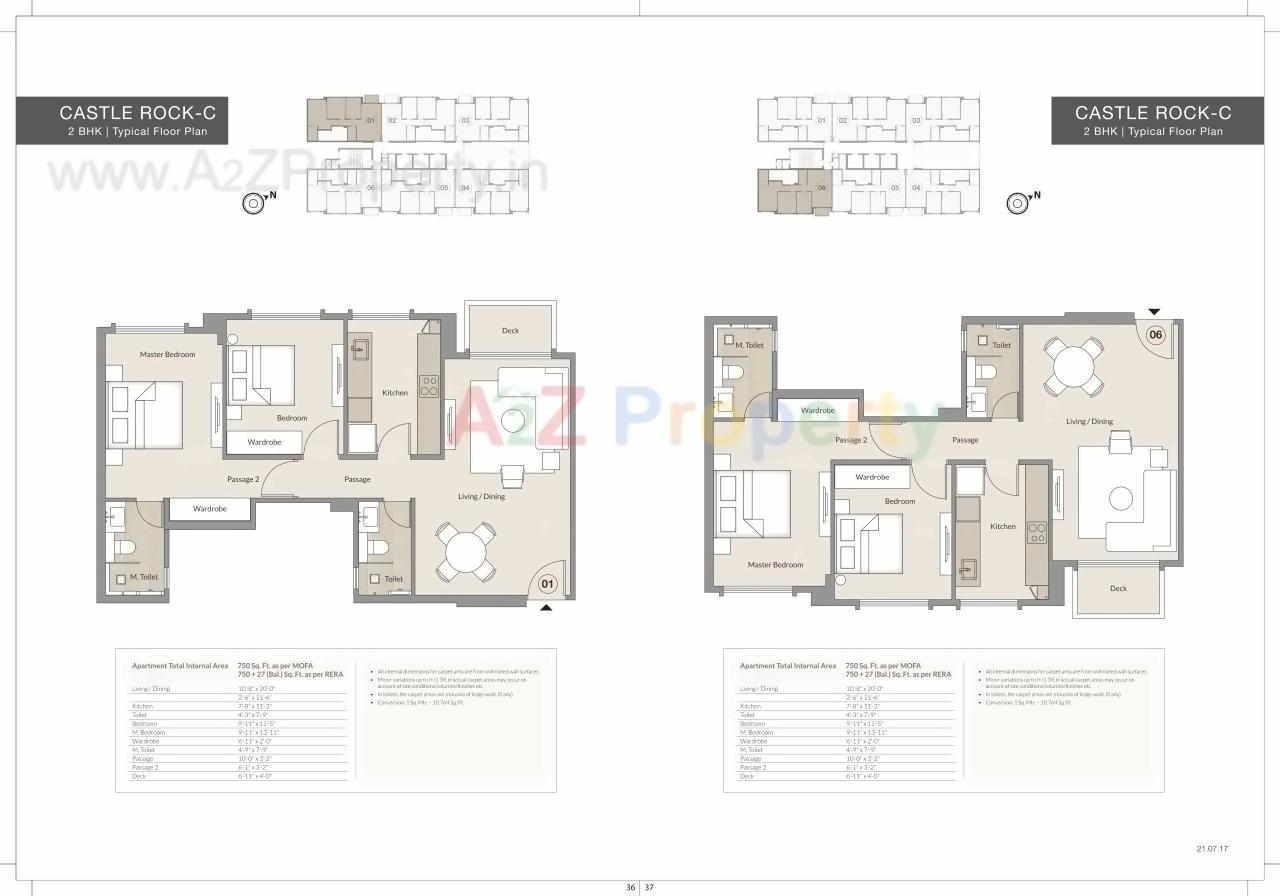 Layout of real estate project Castle Rock A located at Kurla, MumbaiSuburban, Maharashtra