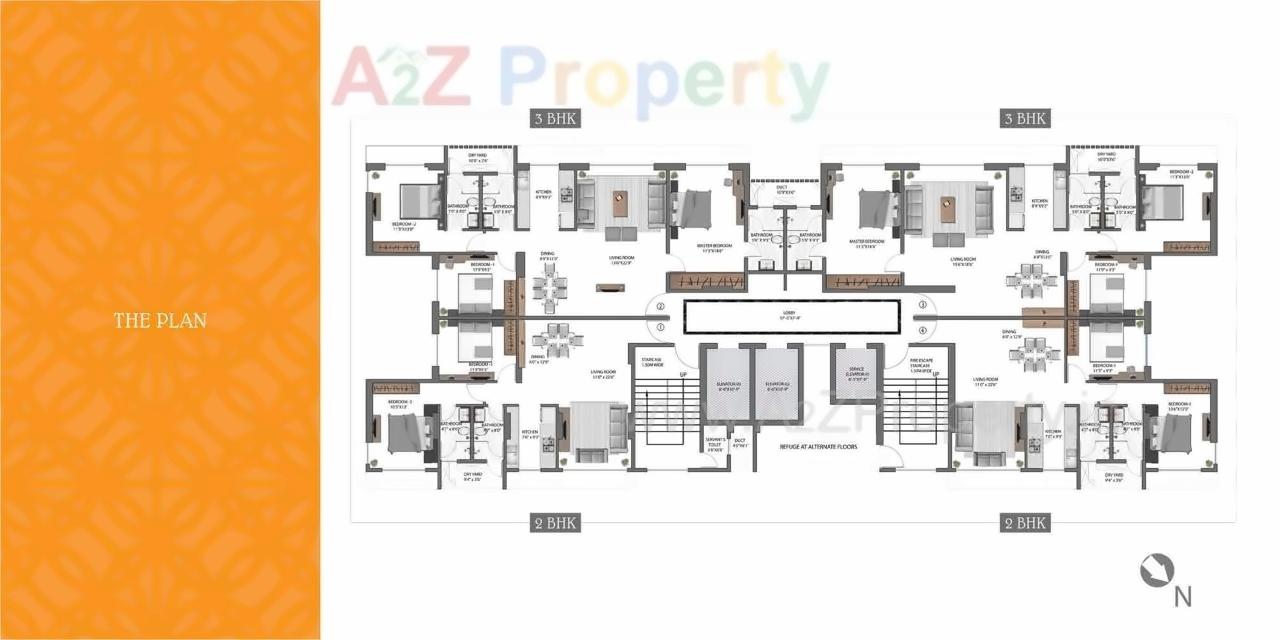 Layout of real estate project Cd Plot 69 Lumiere located at Andheri, MumbaiSuburban, Maharashtra