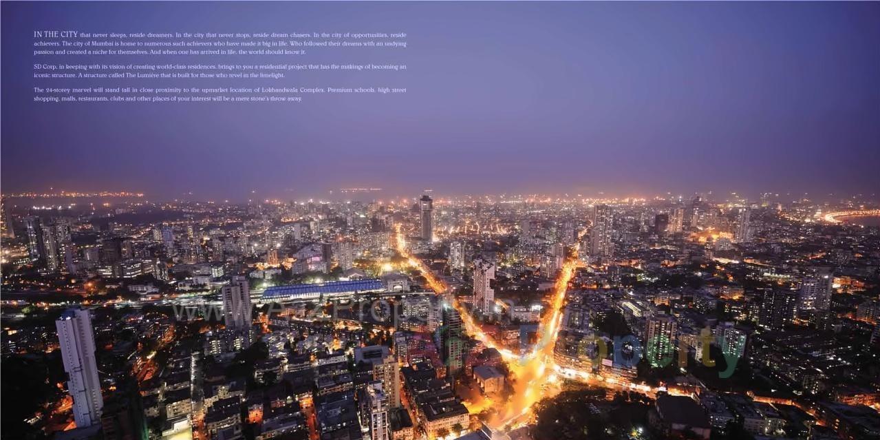 3D Elevation of real estate project Cd Plot 69 Lumiere located at Andheri, MumbaiSuburban, Maharashtra