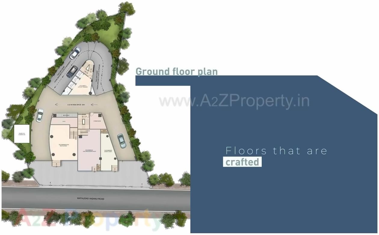 Layout of real estate project Chambers located at Andheri, MumbaiSuburban, Maharashtra