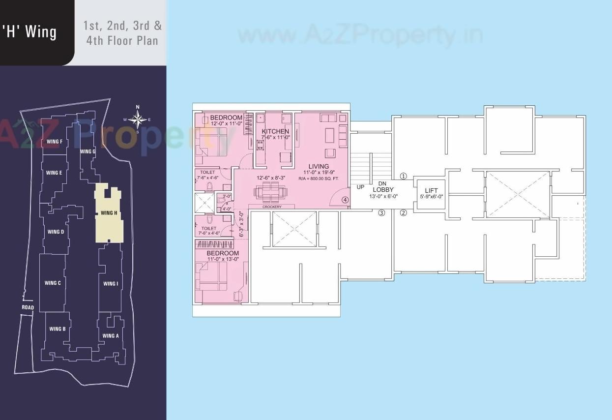 Layout of real estate project Datta Ramanand Chs Ltd located at Andheri, MumbaiSuburban, Maharashtra