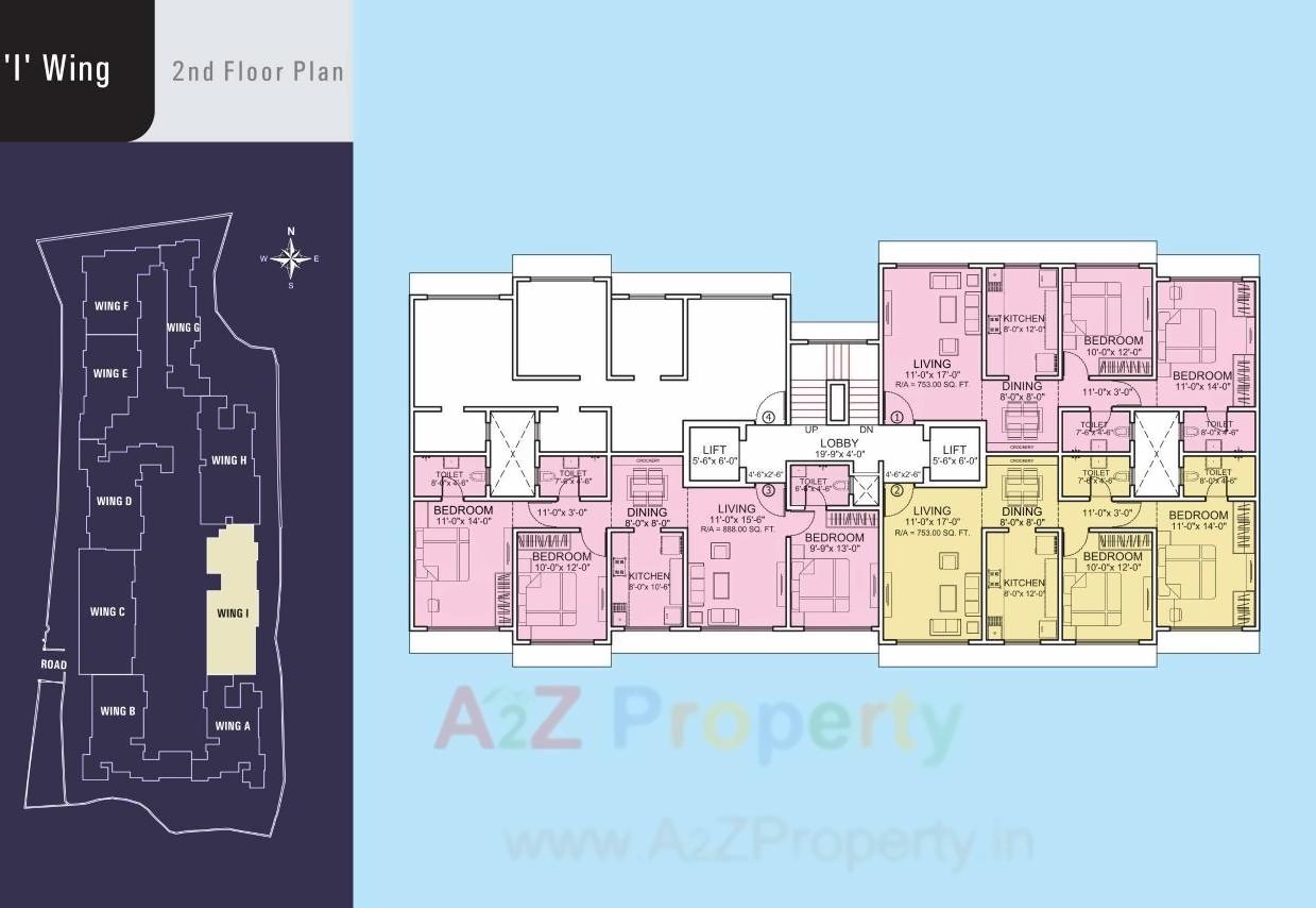 Layout of real estate project Datta Ramanand Chs Ltd located at Andheri, MumbaiSuburban, Maharashtra