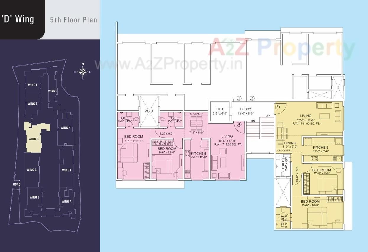 Layout of real estate project Datta Ramanand Chs Ltd located at Andheri, MumbaiSuburban, Maharashtra
