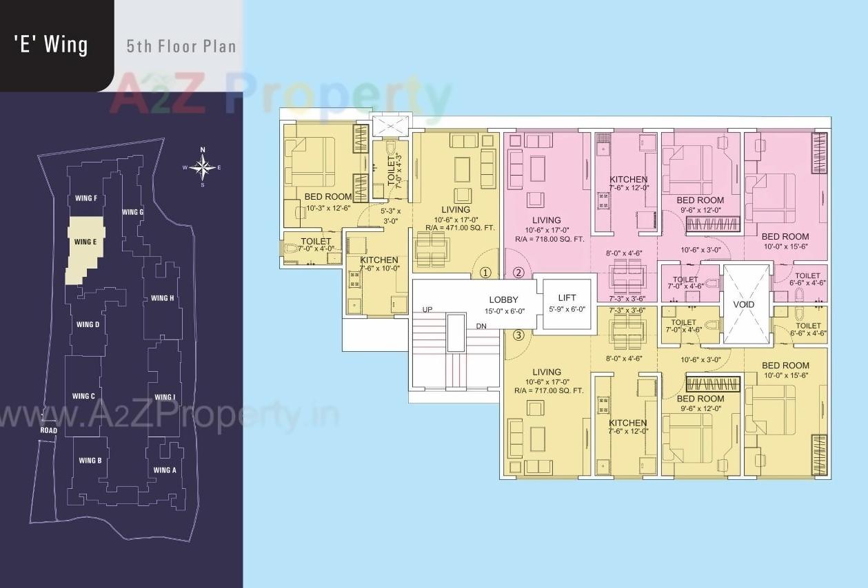 Layout of real estate project Datta Ramanand Chs Ltd located at Andheri, MumbaiSuburban, Maharashtra