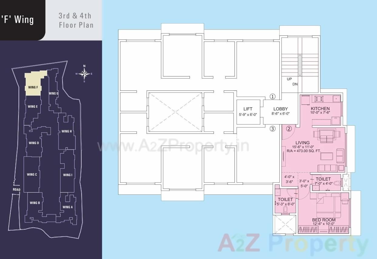 Layout of real estate project Datta Ramanand Chs Ltd located at Andheri, MumbaiSuburban, Maharashtra