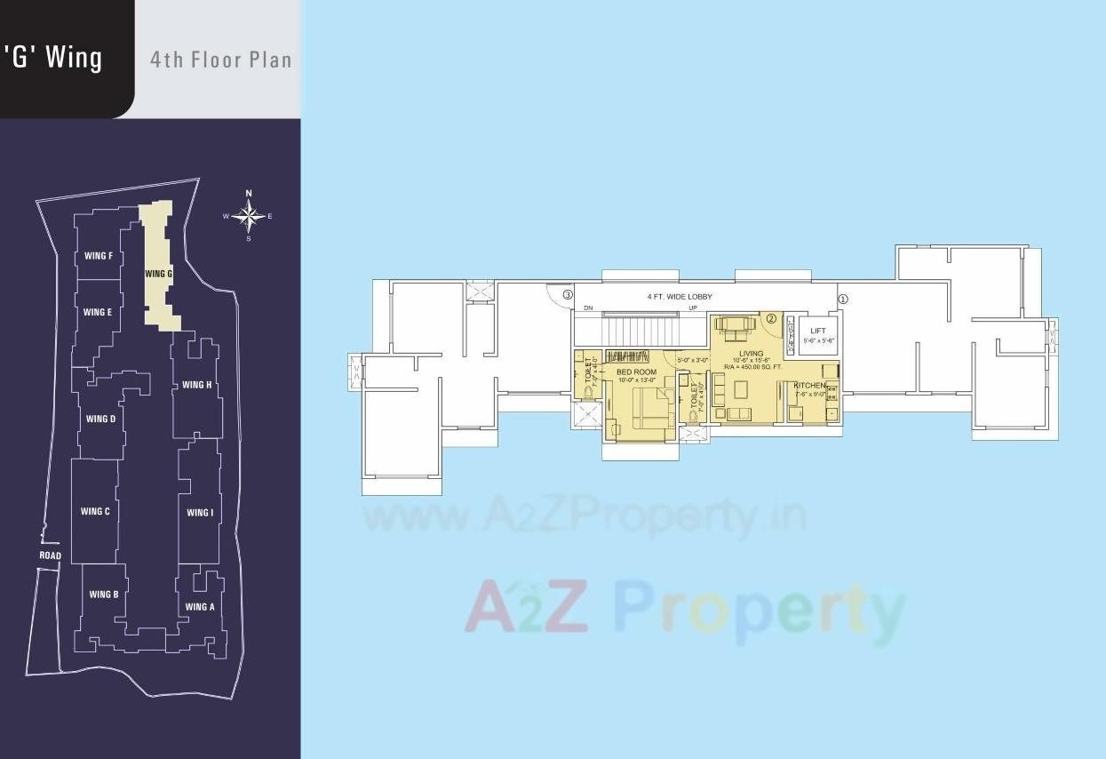 Layout of real estate project Datta Ramanand Chs Ltd located at Andheri, MumbaiSuburban, Maharashtra