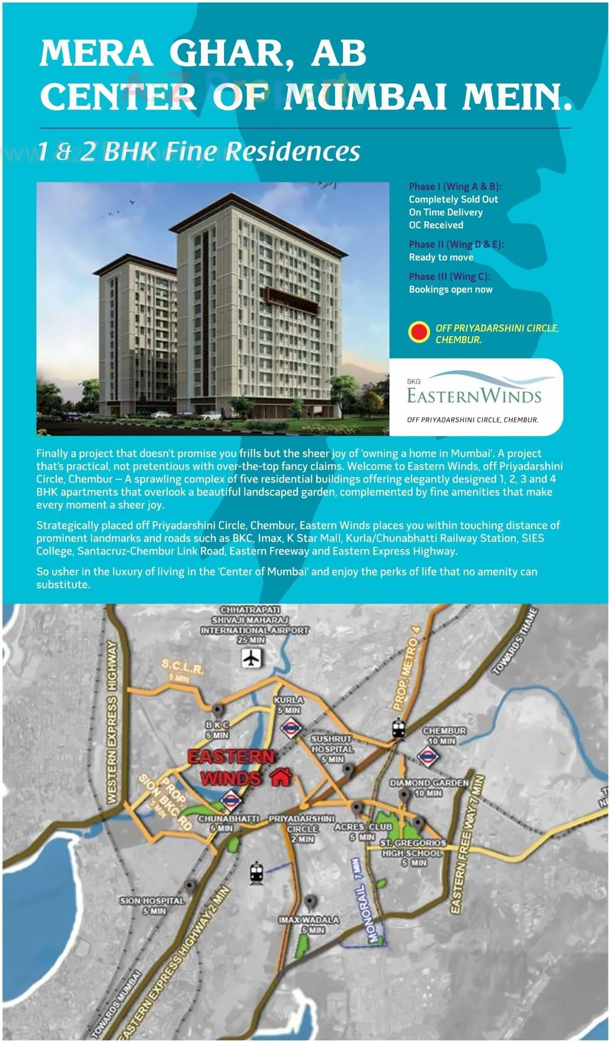  of real estate project Eastern Winds located at Kurla, MumbaiSuburban, Maharashtra