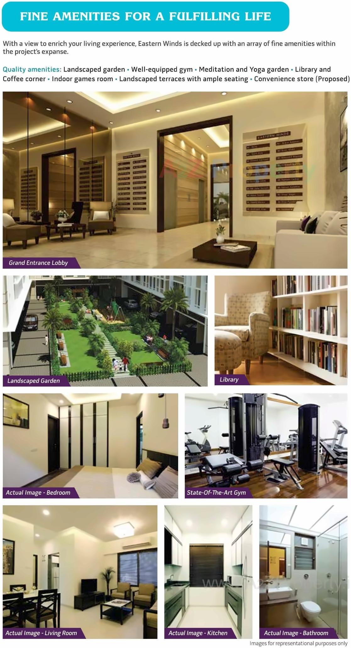 3D Elevation of real estate project Eastern Winds located at Kurla, MumbaiSuburban, Maharashtra