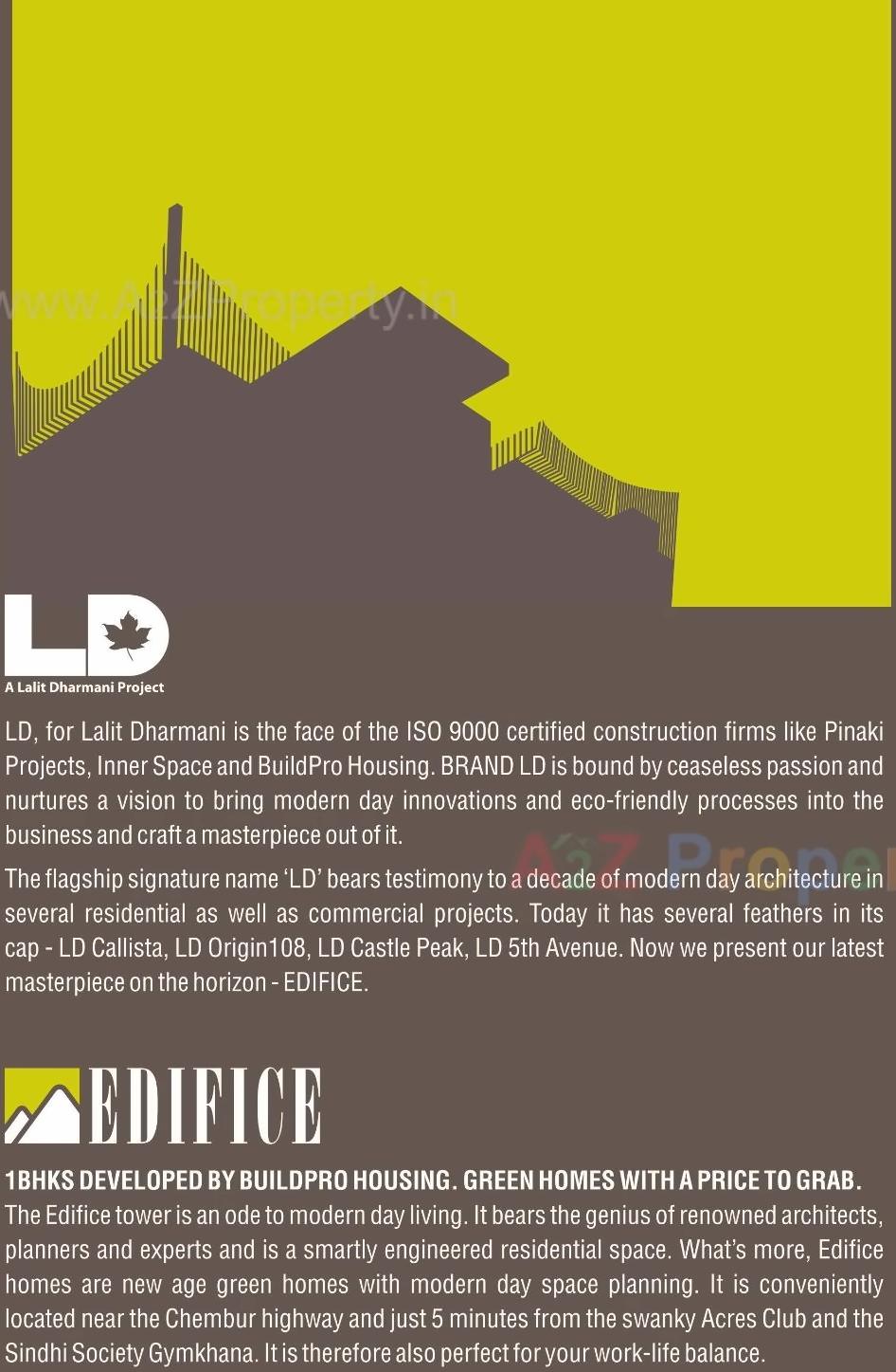  of real estate project Edifice located at Kurla, MumbaiSuburban, Maharashtra