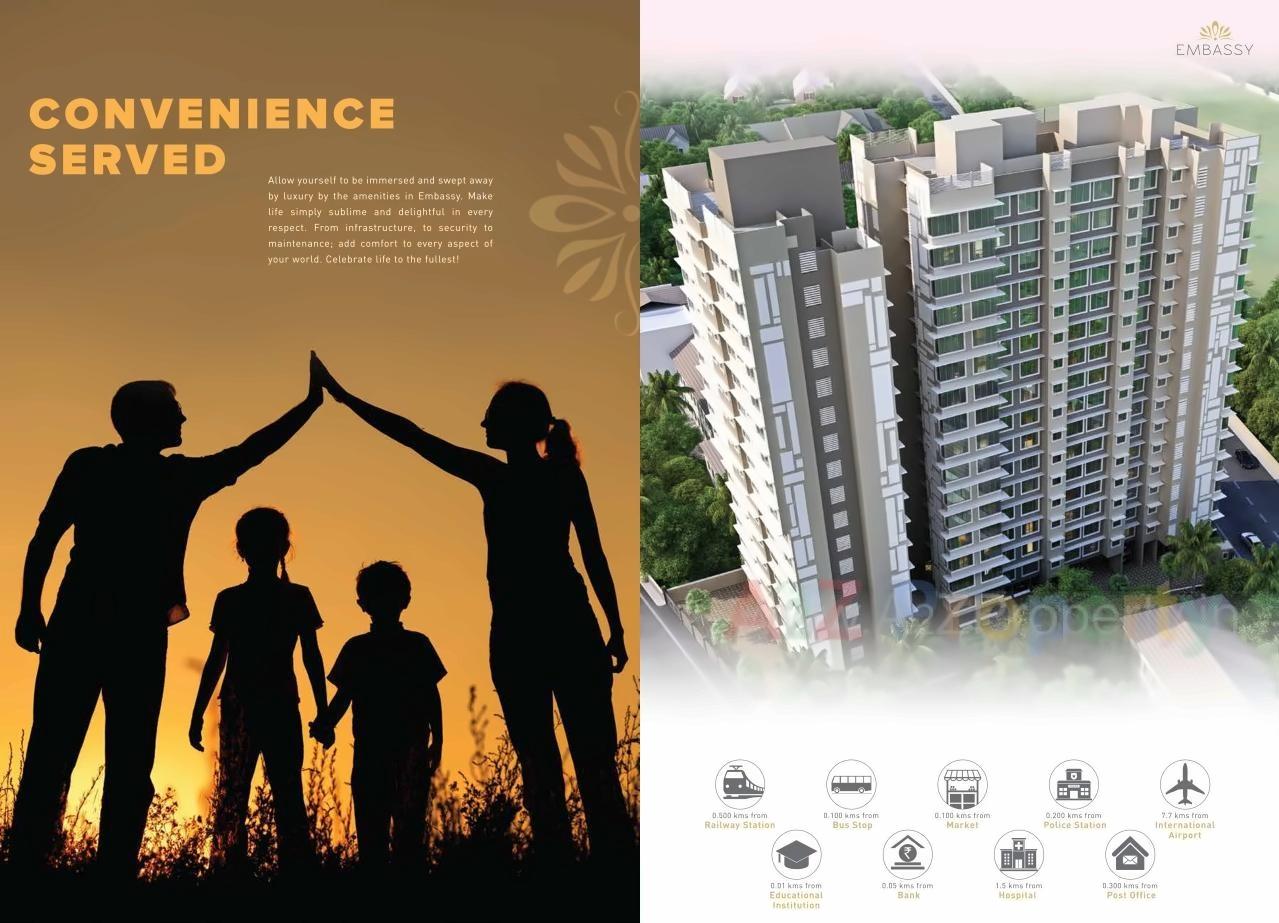 3D Elevation of real estate project Embassy located at Kurla, MumbaiSuburban, Maharashtra