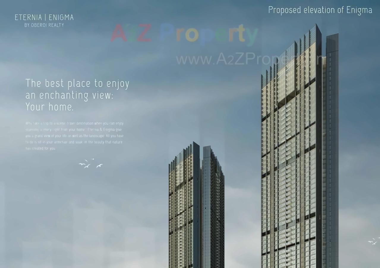 3D Elevation of real estate project Enigma Towers located at Kurla, MumbaiSuburban, Maharashtra