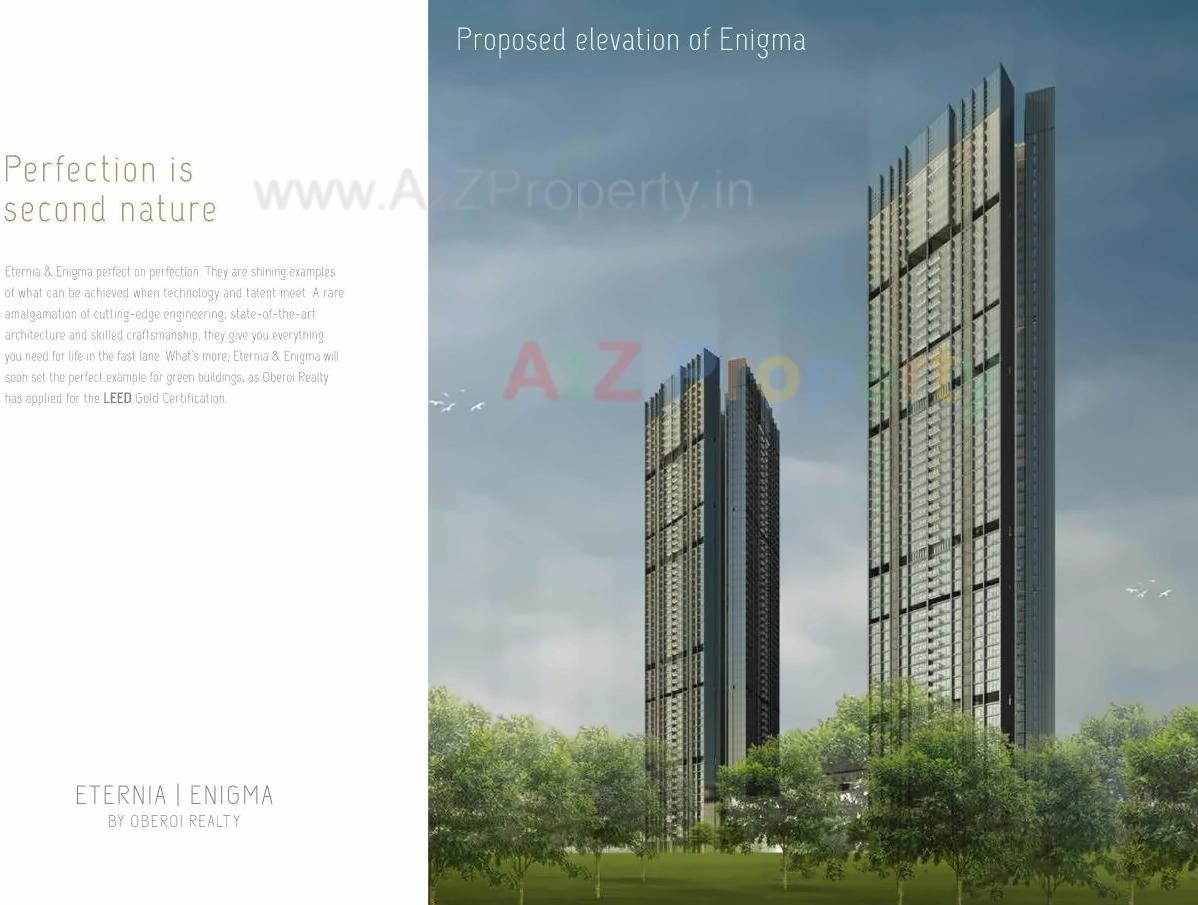 3D Elevation of real estate project Eternia Towers A To located at Kurla, MumbaiSuburban, Maharashtra
