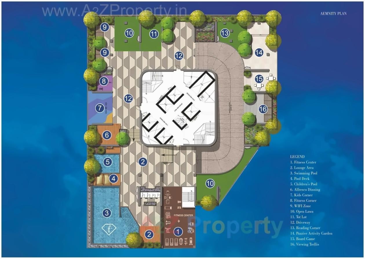 Layout of real estate project F Residences Malad located at Borivali, MumbaiSuburban, Maharashtra