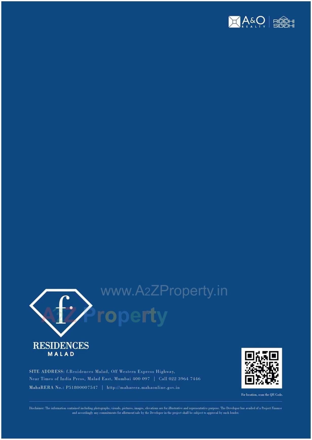  of real estate project F Residences Malad located at Borivali, MumbaiSuburban, Maharashtra