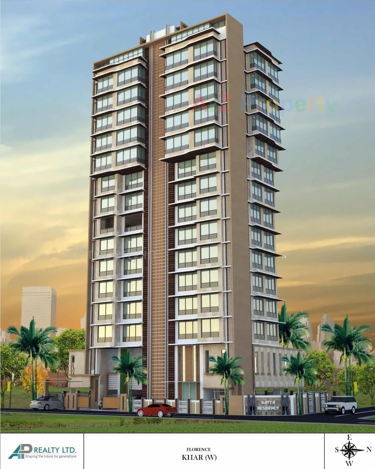 3D Elevation of real estate project Florence located at Andheri, MumbaiSuburban, Maharashtra