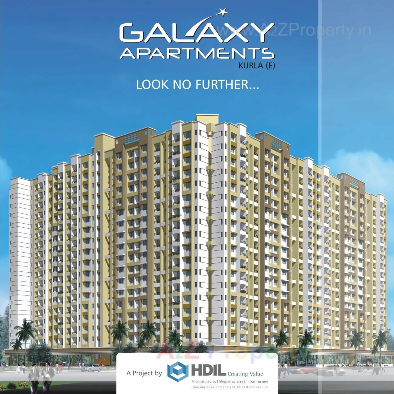 3D Elevation of real estate project Galaxy Apartments Cdfs located at Kurla, MumbaiSuburban, Maharashtra