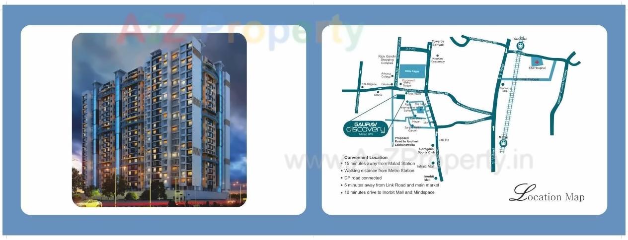  of real estate project Gaurav Discovery located at Borivali, MumbaiSuburban, Maharashtra