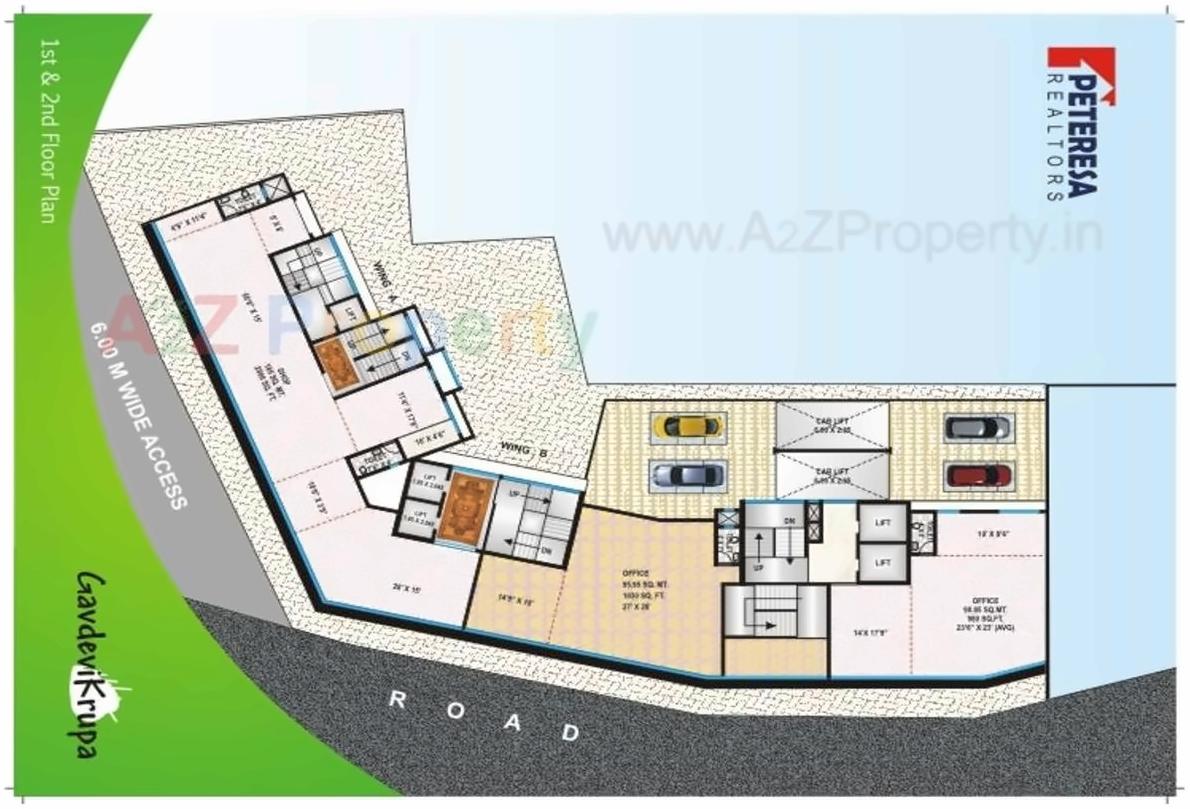 Layout of real estate project Gavdevikrupa located at Borivali, MumbaiSuburban, Maharashtra