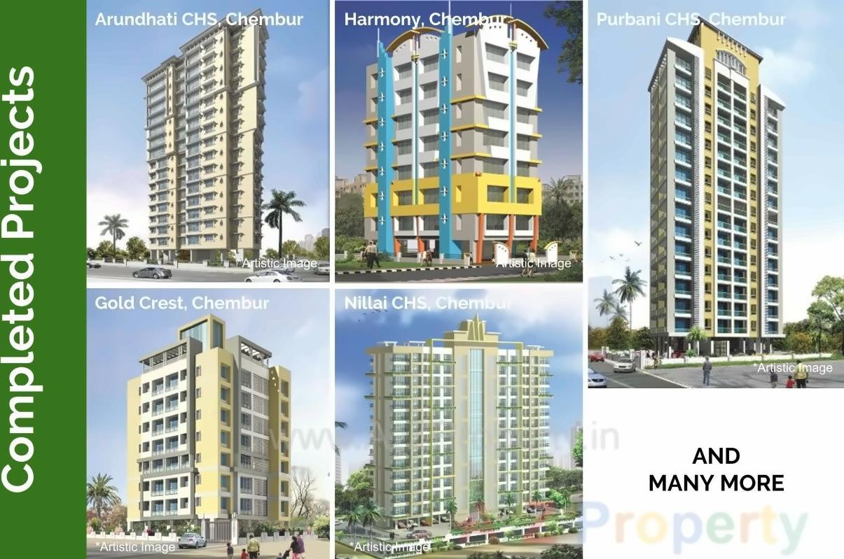 3D Elevation of real estate project Hill Ridge located at Mumbai, MumbaiSuburban, Maharashtra