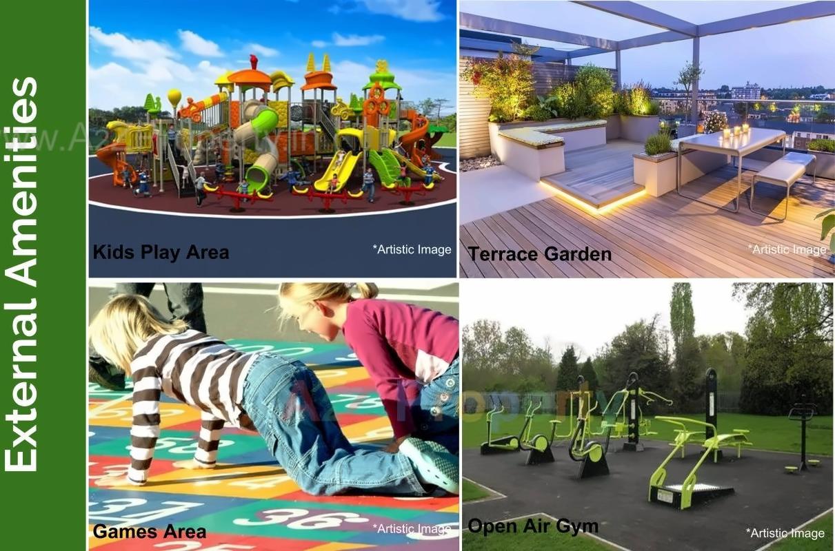 3D Elevation of real estate project Hill Ridge located at Mumbai, MumbaiSuburban, Maharashtra