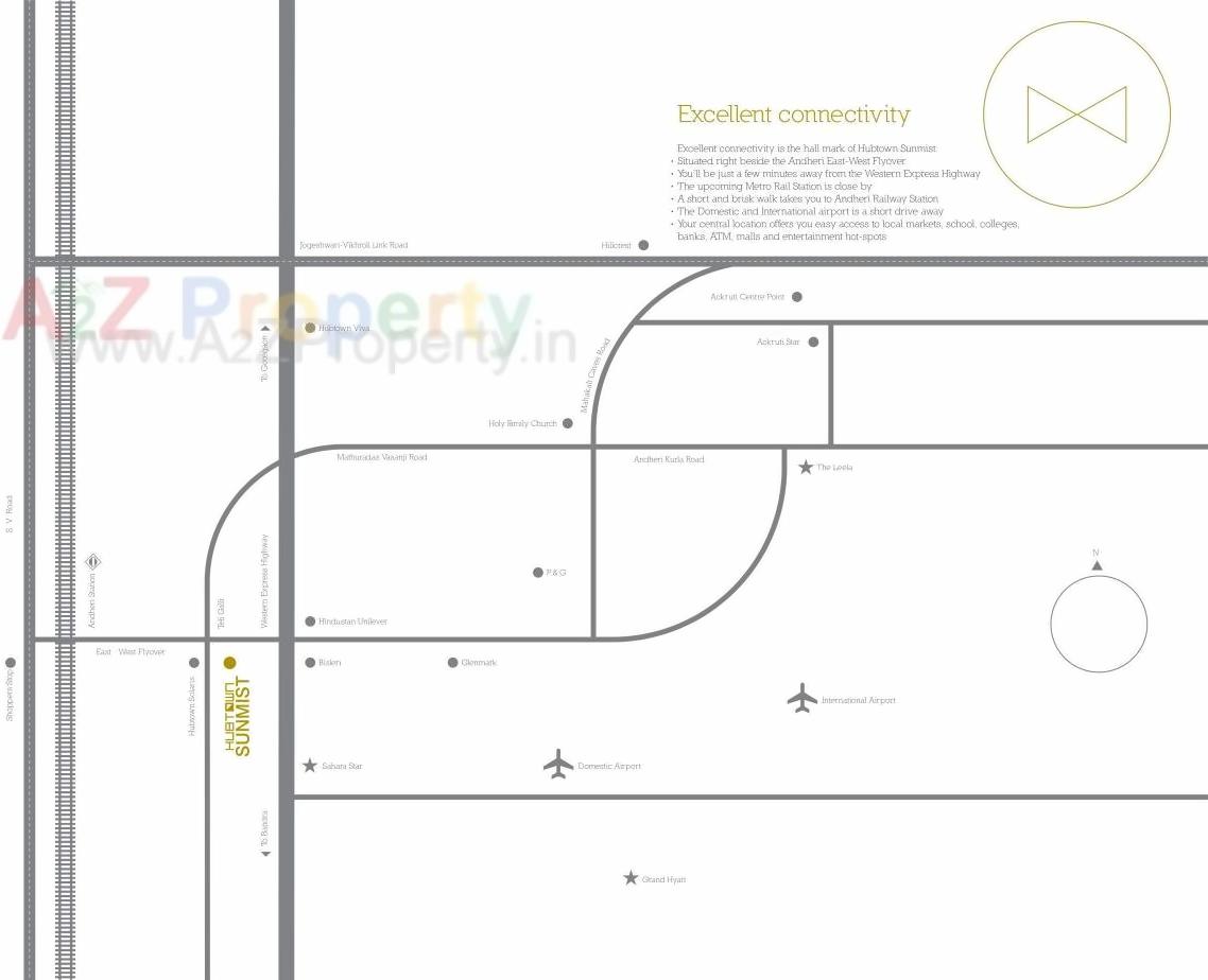  of real estate project Hubtown Sunmist A 6th To Above Floor located at Andheri, MumbaiSuburban, Maharashtra