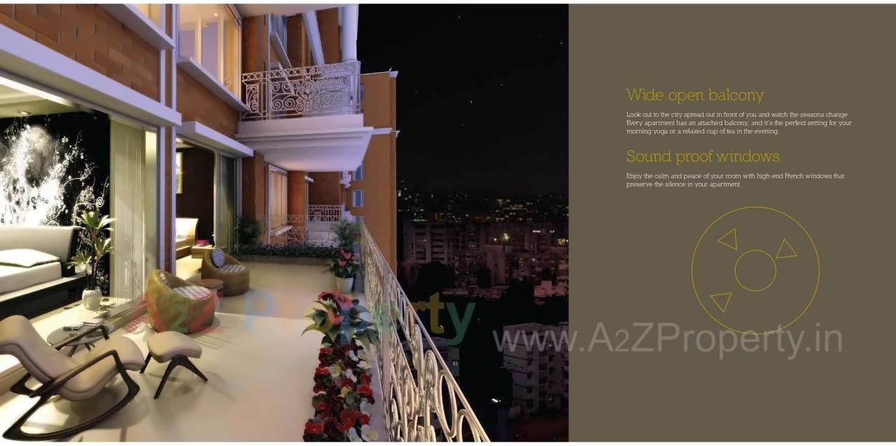 3D Elevation of real estate project Hubtown Sunmist A 6th To Above Floor located at Andheri, MumbaiSuburban, Maharashtra