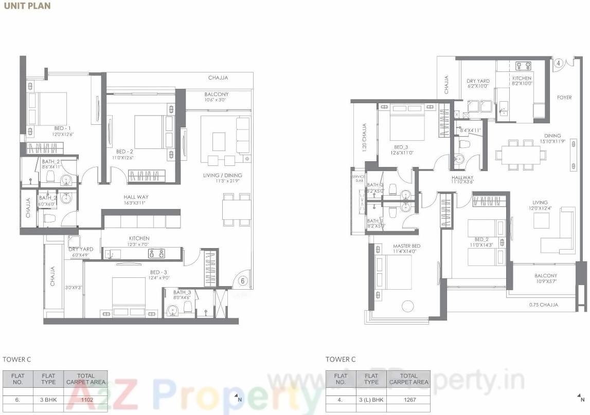 Layout of real estate project Imperial Heights located at Borivali, MumbaiSuburban, Maharashtra