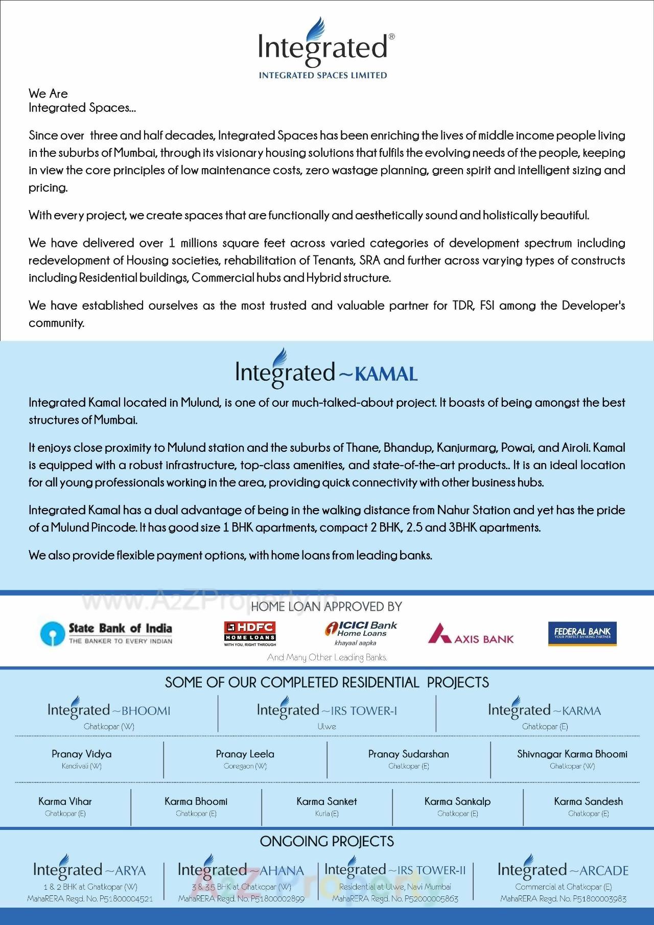  of real estate project Integrated Kamal located at Kurla, MumbaiSuburban, Maharashtra