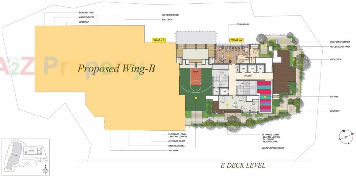 Layout of real estate project Irene located at Andheri, MumbaiSuburban, Maharashtra