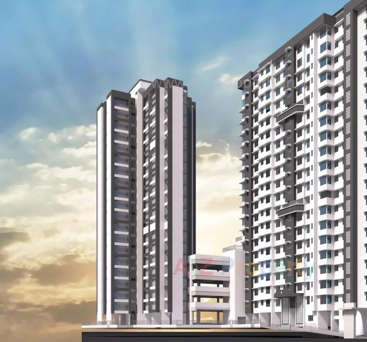 3D Elevation of real estate project Jeevan Anand located at Kurla, MumbaiSuburban, Maharashtra