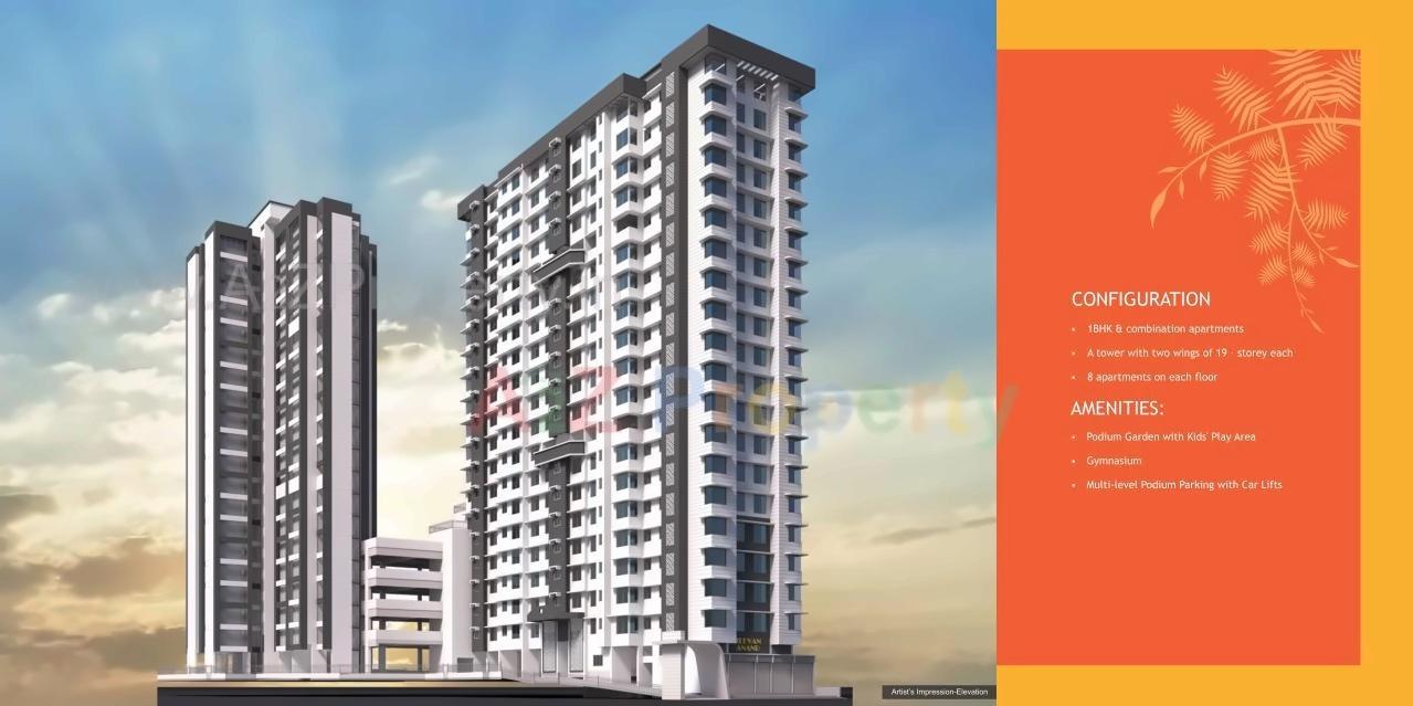 3D Elevation of real estate project Jeevan Anand located at Kurla, MumbaiSuburban, Maharashtra