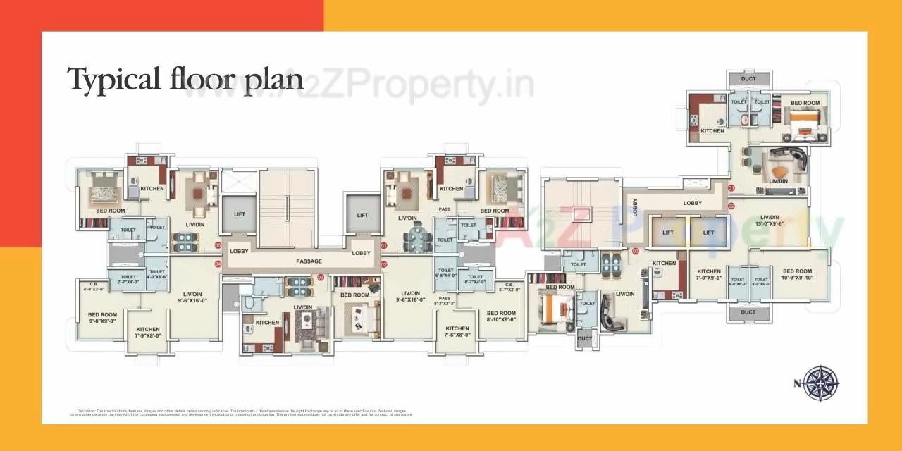 Layout of real estate project Jeevan Anand located at Kurla, MumbaiSuburban, Maharashtra