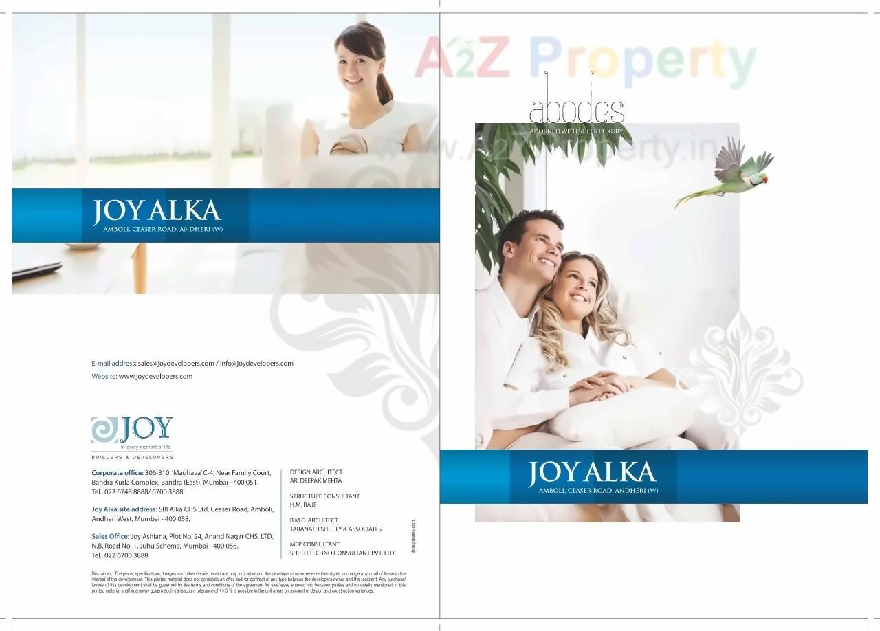  of real estate project Joy Alka located at Andheri, MumbaiSuburban, Maharashtra