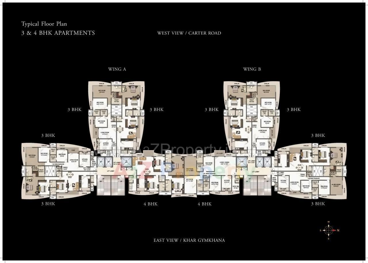 Layout of real estate project Joy Legend located at Andheri, MumbaiSuburban, Maharashtra